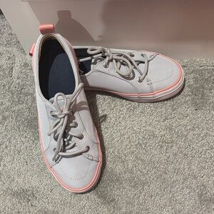 Sperry Gray and Pink Women's Sneakers